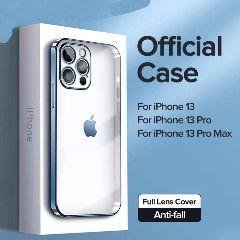 Plating Case For iPhone 13 Pro Max Full Lens